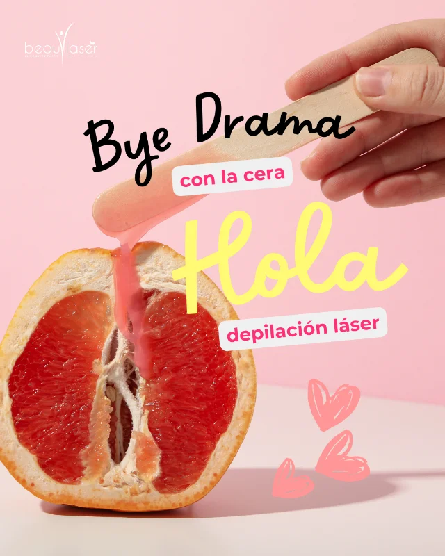 Sesión de depilación láser en cabina